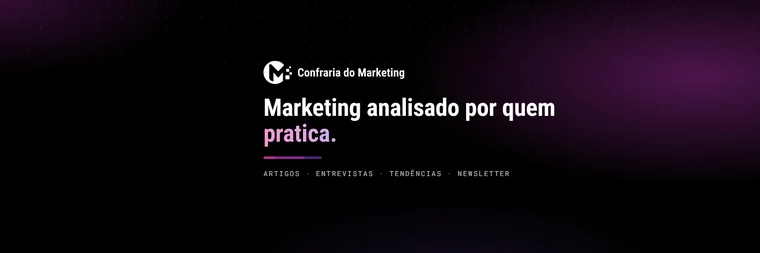 Prévia do cabeçalho do perfil da Confraria do Marketing no X